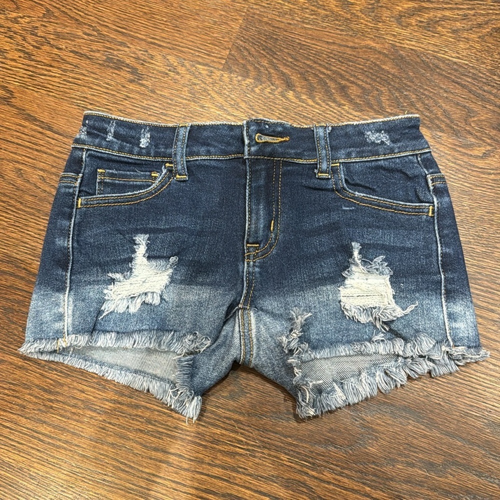 Contraband Blue Girls Denim Shorts - Size 12